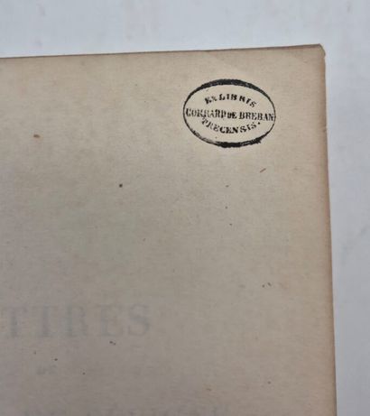 Madame de Sévigné. Letters of Madame de Sévigné,...