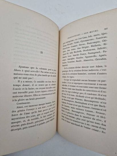 HUGO, Victor. William Shakespeare.

The first...