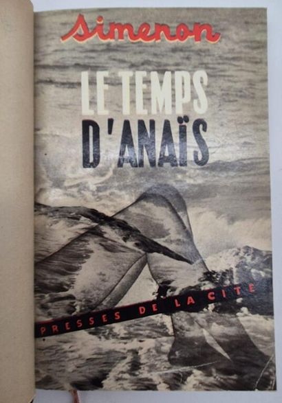 SIMENON, Georges. 36 titles, mostly first...