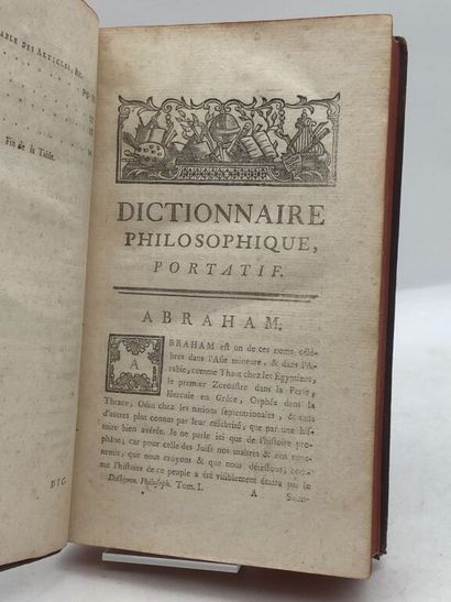 VOLTAIRE. Portable Philosophical Dictionary.

A...