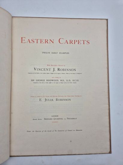 ROBINSON, E. Julia and Vincent J. Eastern...
