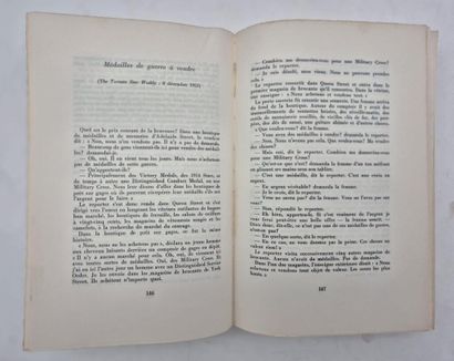 HEMINGWAY, Ernest. Online. A selection of...