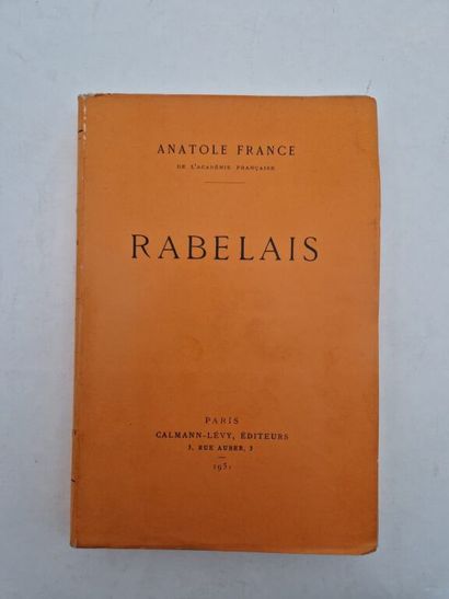 FRANCE, Anatole. Rabelais.

First separate...