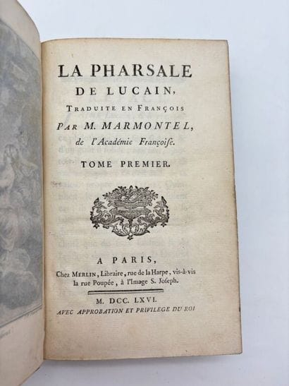 MARMONTEL, Jean-François; LUCAIN (Marcus...