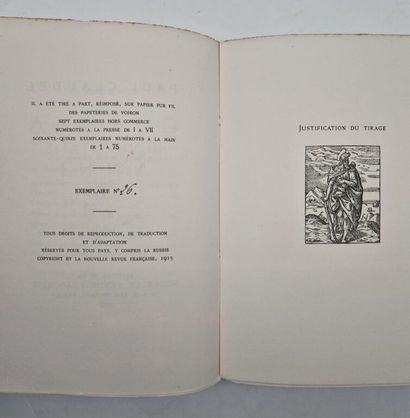 CLAUDEL, Paul. *Corona Benignitatis Anni...