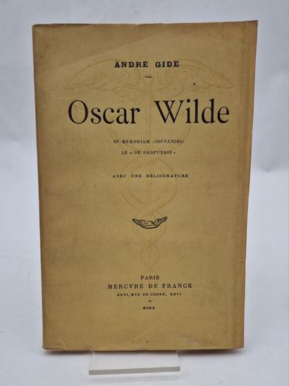 GIDE, André. Oscar Wilde. In Memoriam (Memories)....