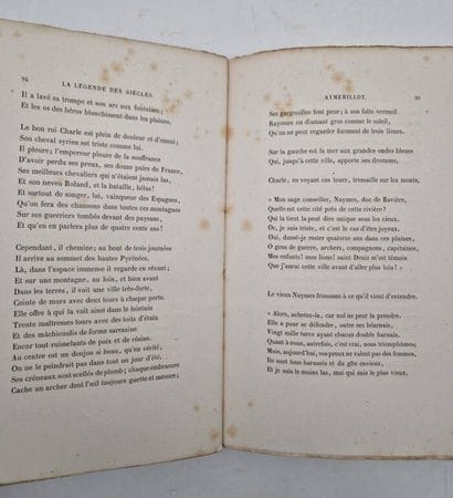 HUGO, Victor. *La Légende des Siècles*. First...