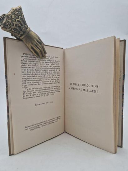 VALERY, Paul. *Variété III*.

Paris, Gallimard,...