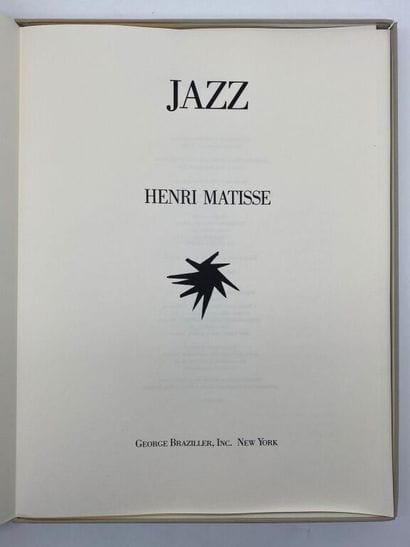 MATISSE (Henri). Jazz.

A superb facsimile...
