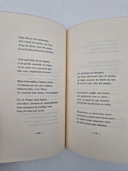 DUBECH, Lucien. Poems for the Shadows.

Paris,...