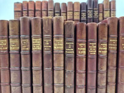SIMENON, Georges. 36 titles, mostly first...