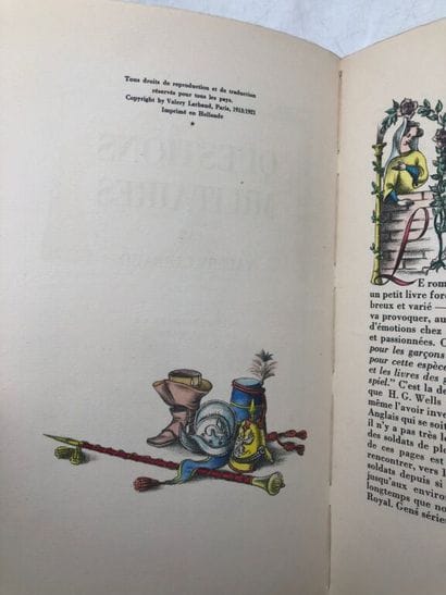 LARBAUD, Valery, and WORM, Piet. Military...