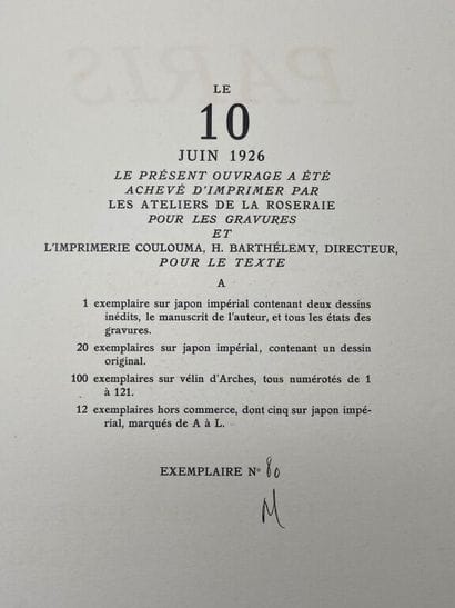 LARBAUD (Valéry) and CHAS LABORDE. Streets...