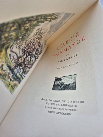 GARNIER, Auguste-Pierre. *L'Elégie normande*....