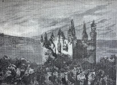 HUGO (Victor). On a Journey. The Rhine. Drawings...