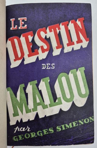 SIMENON, Georges. 36 titles, mostly first...