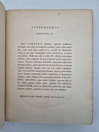 VIRGIL. Publi Virgili Maronis Bucolica, Georgica,...