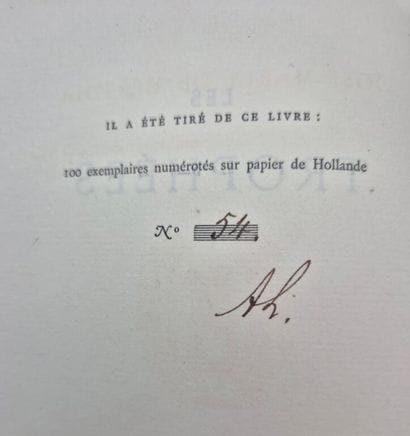 HEREDIA, José-Maria de. *Les Trophées*.

First...