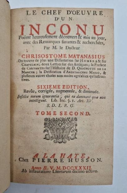 MATANASIUS, Chrysostom [pseudonym: Hyacinthe...
