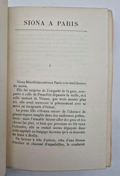 HARRY, Myriam. Sonia in Paris.

The first...