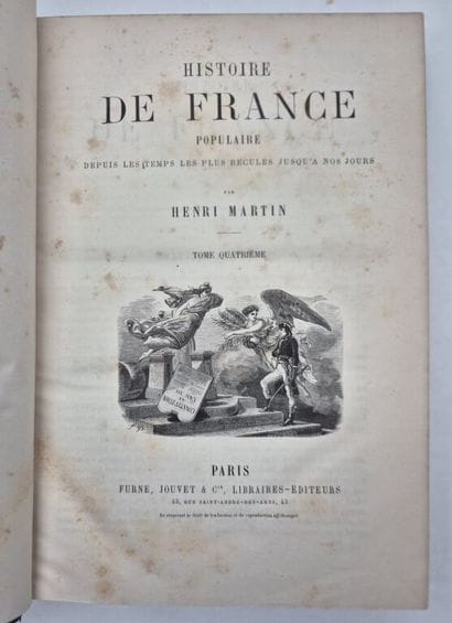 MARTIN, Henri. A Popular History of France:...