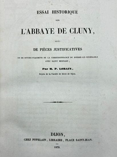 LORAIN (Prosper). A Historical Essay on the...