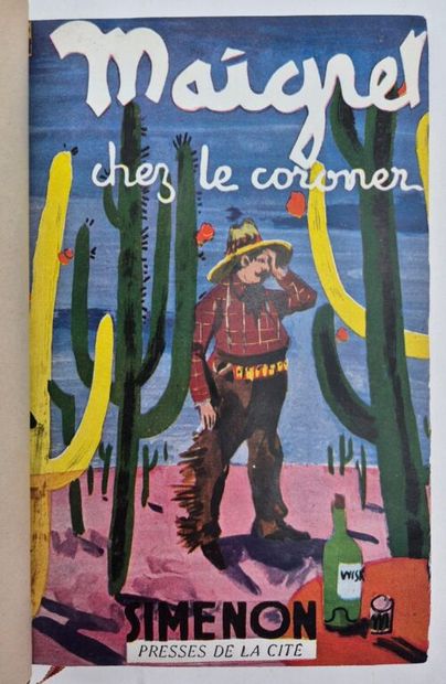 SIMENON, Georges. 36 titles, mostly first...