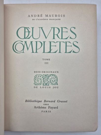 MAUROIS, André. Complete Works. Original...