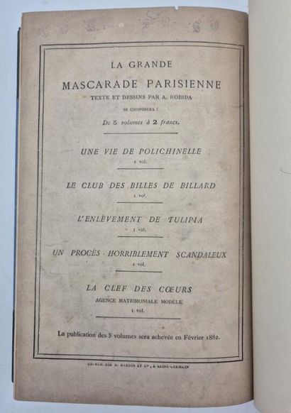 ROBIDA, Albert. The Great Parisian Masquerade:...