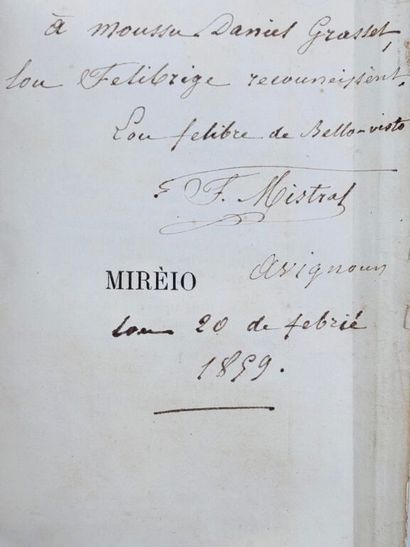MISTRAL, Frédéric. *Miréio*, a Provençal...