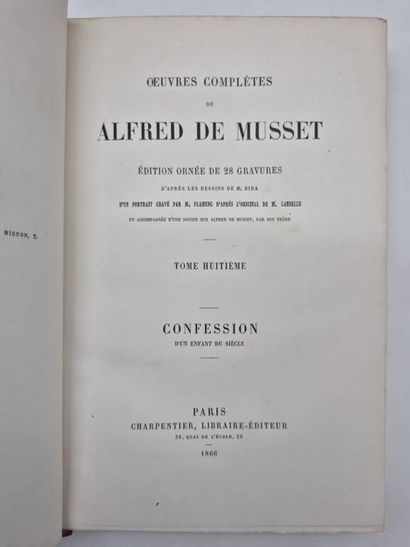 MUSSET, Alfred de. Complete Works.

Paris,...