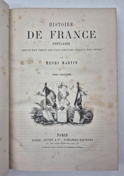 MARTIN, Henri. A Popular History of France:...