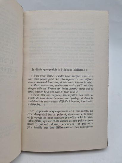 VALERY, Paul. *Variété III*.

Paris, Gallimard,...
