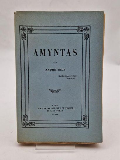 GIDE, André. Amyntas. Mopsus—Travel Notes...