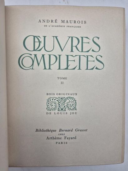 MAUROIS, André. Complete Works. Original...