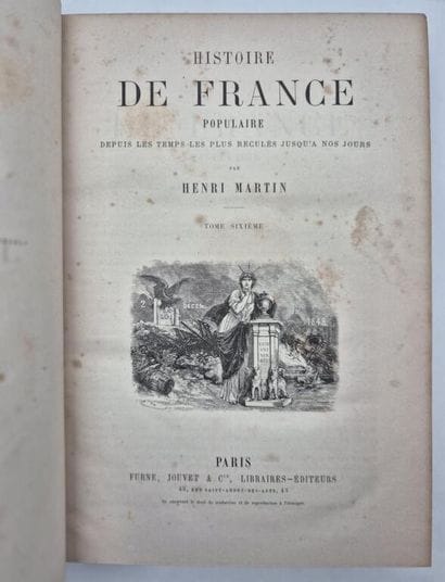 MARTIN, Henri. A Popular History of France:...