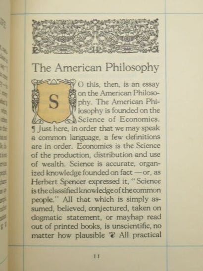 HUBBARD, Elbert. The Philosophy of Elbert...