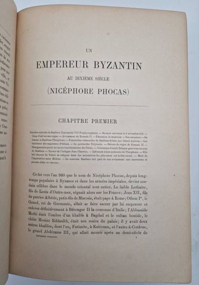 SCHLUMBERGER, Gustave. A Byzantine Emperor...