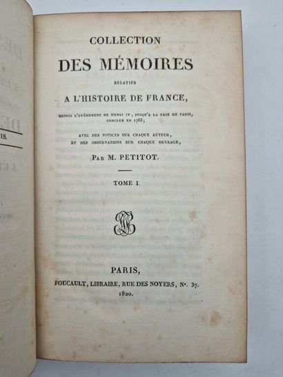 PETITOT, Claude-Bernard, and MONMERQUE, Louis....