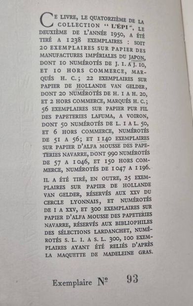 GREEN, Julien. A collection of 6 works, including...