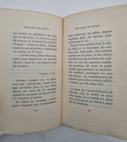 GIDE, André. Amyntas. Mopsus—Travel Notes...