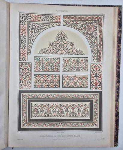 PRISSE D'AVENNES, Achille. Arab Art as Seen...