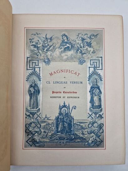 Magnificat in CL Linguas Versum et Propriis...