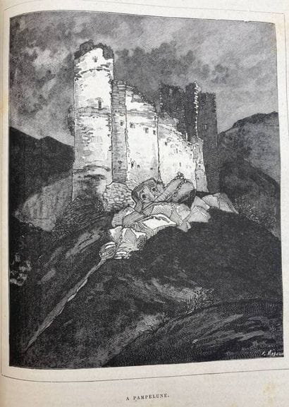 HUGO (Victor). On a Journey. The Rhine. Drawings...