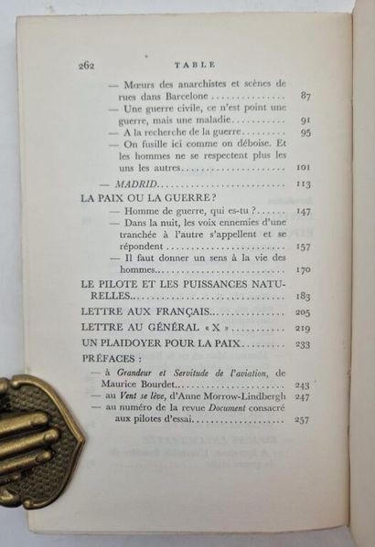 SAINT-EXUPERY, Antoine de. A Meaning to Life.

First...
