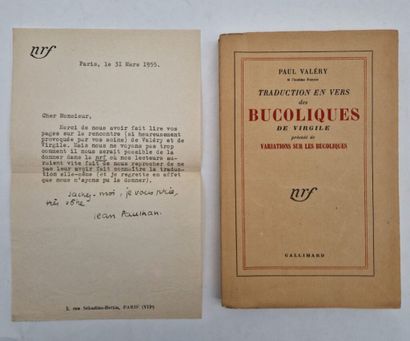 VALERY, Paul. A verse translation of Virgil’s...