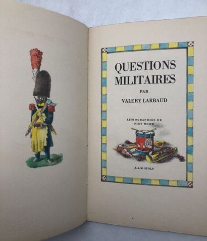 LARBAUD, Valery, and WORM, Piet. Military...