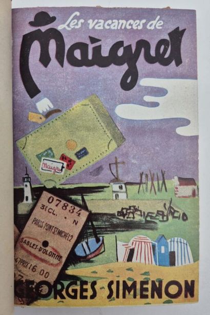 SIMENON, Georges. 36 titles, mostly first...