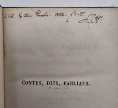JUBINAL, Achille. A New Collection of Tales,...