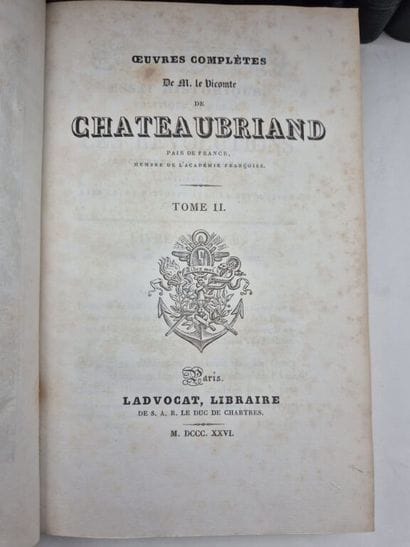 CHATEAUBRIAND, François-René de. Complete...